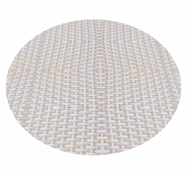 Tapete de vinil com efeito de madeira de rattan branco - TenStickers