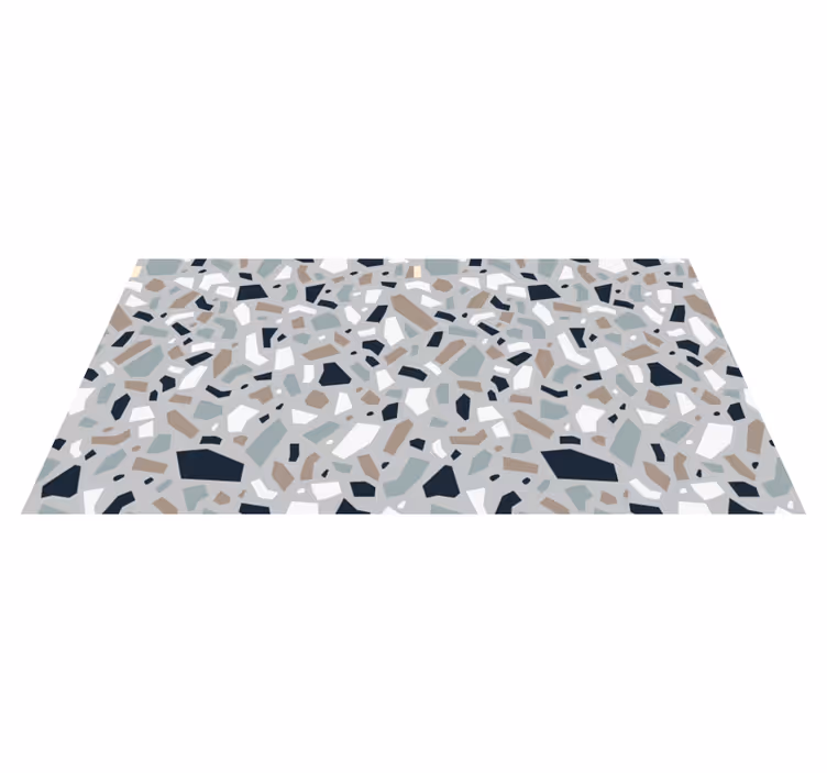 Tapete de textura de padrão terrazzo de cores neutras - TenStickers