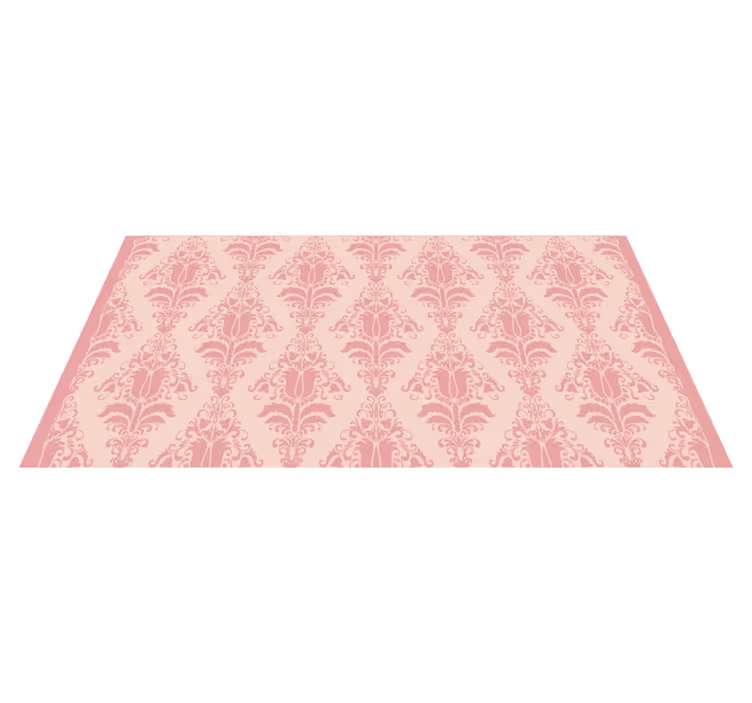 Tapete vinílico hall de entrada elegante motivo rosa - TenStickers