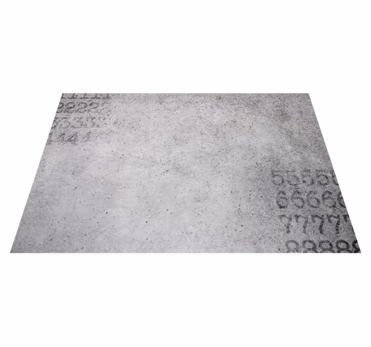 Tapete vinílico para gabinete Concreto industrial com números - TenStickers