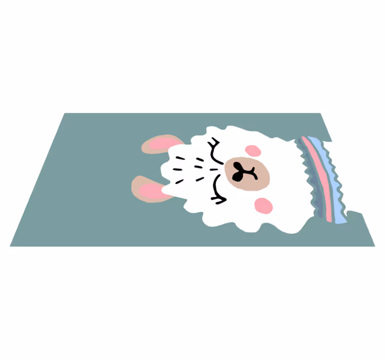 Sem lhama drama animal tapete - TenStickers