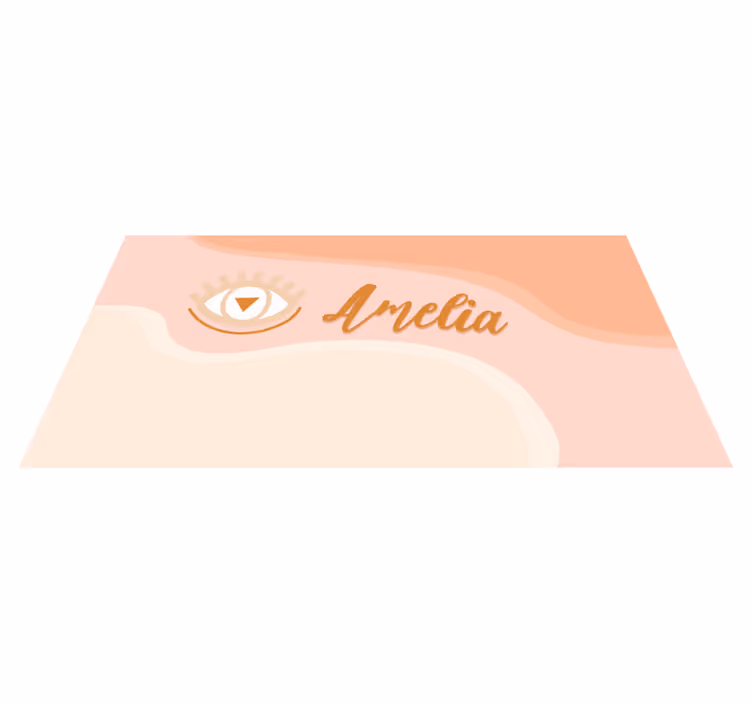 Tapete vinílico com nome design de nome personalizado - TenStickers