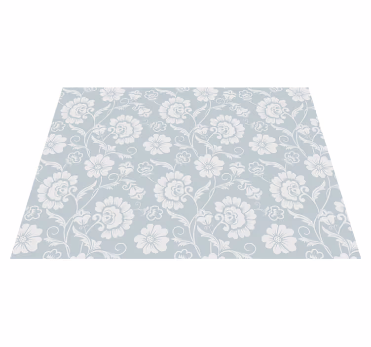 Tapete com estampa floral "granny chic" - TenStickers