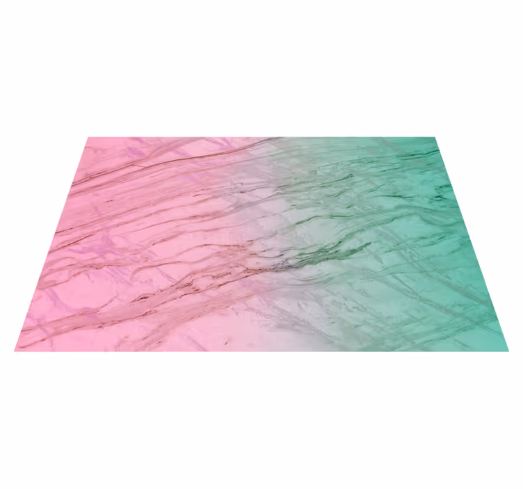 Tapete de vinil mármore cor pastel rosa e verde - TenStickers