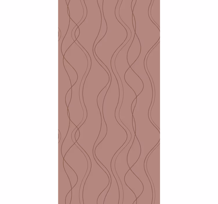 Papel de parede abstracto padrões de linhas fluidas - TenStickers