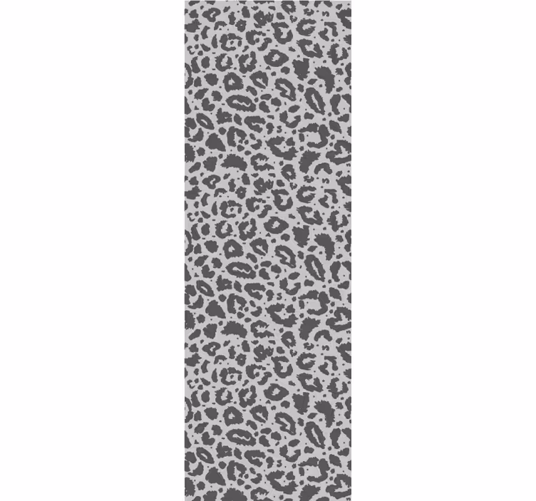 papel de parede leopardos estilo de impressão cinza - TenStickers