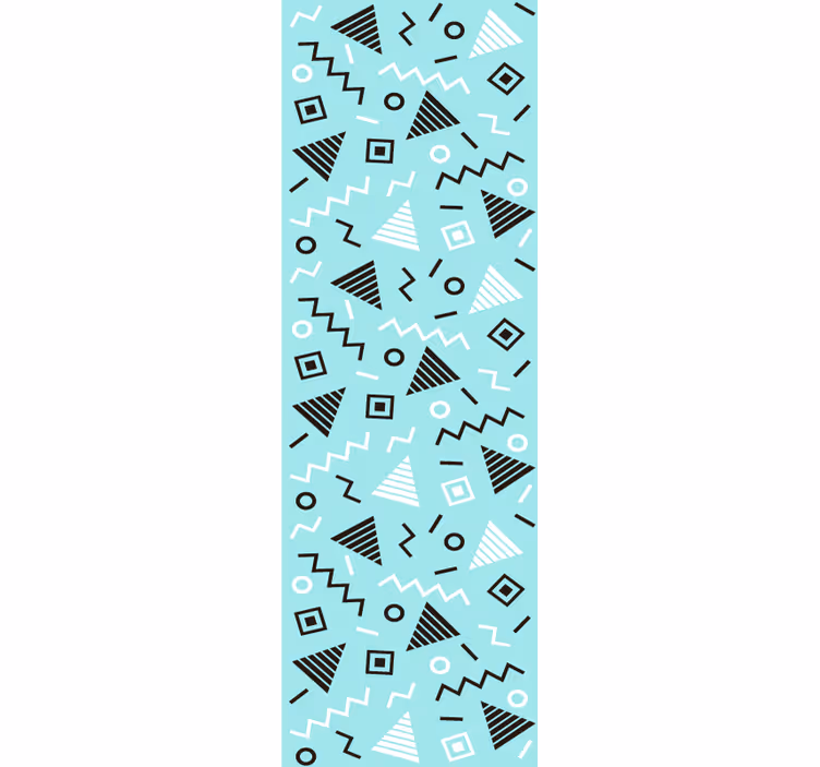 Papel de parede formas geométricas divertido e moderno - TenStickers