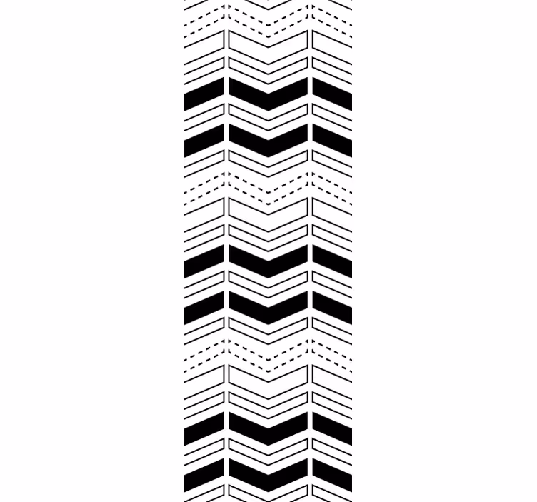 papel de parede formas geométricas padrão de linhas chevron - TenStickers