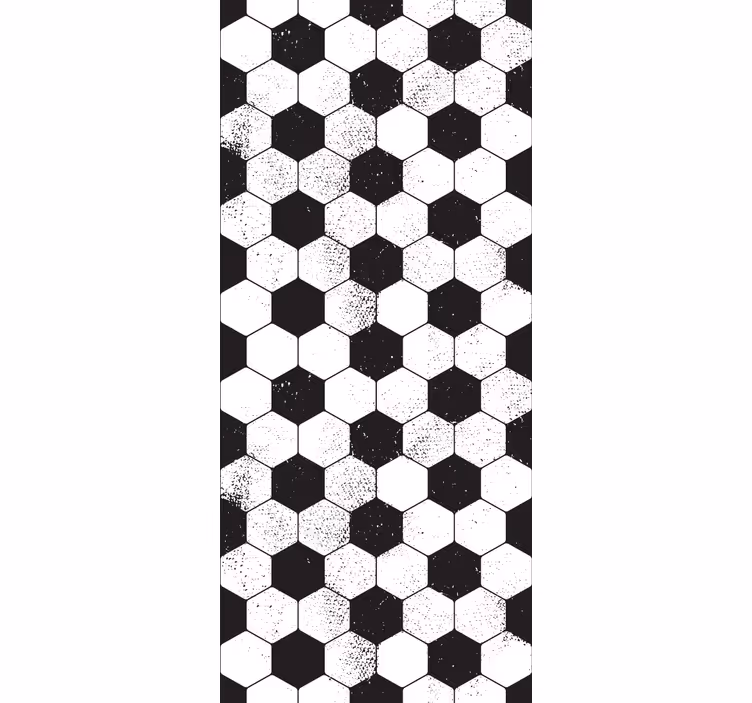 Papel de parede formas geométricas hexagonais - TenStickers