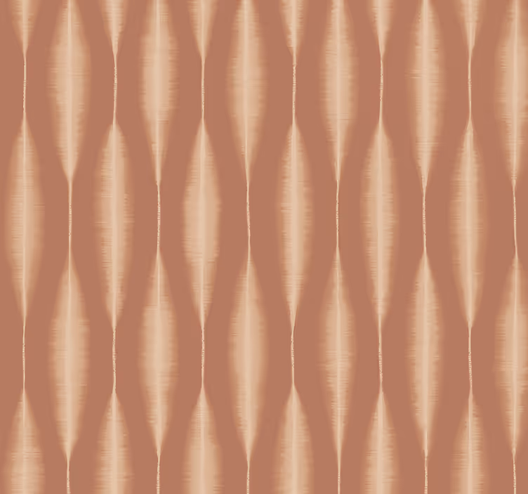 Papel de parede geométrico mousse de mocha ikat kasuri - TenStickers