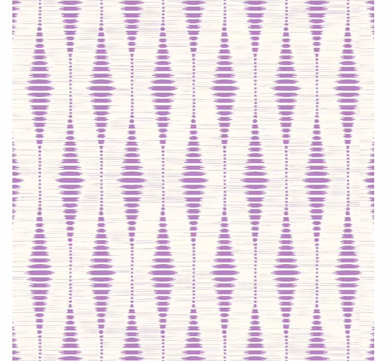 Papel de parede geométrico rabaul ikat roxo - TenStickers