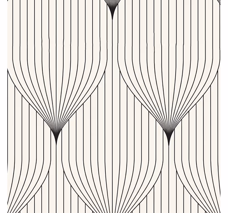 papel de parede quarto de casal pluma de decoração simétrica - TenStickers