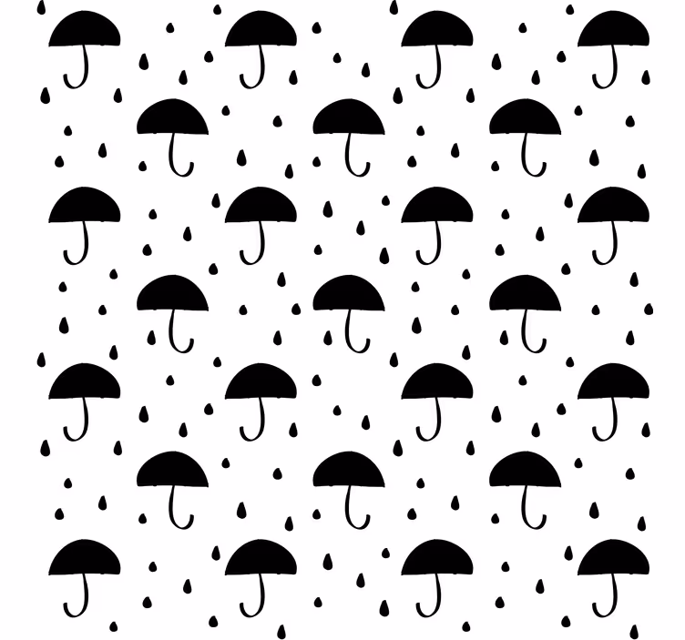 Papel de parede formas geométricas confete de gotas de chuva - TenStickers