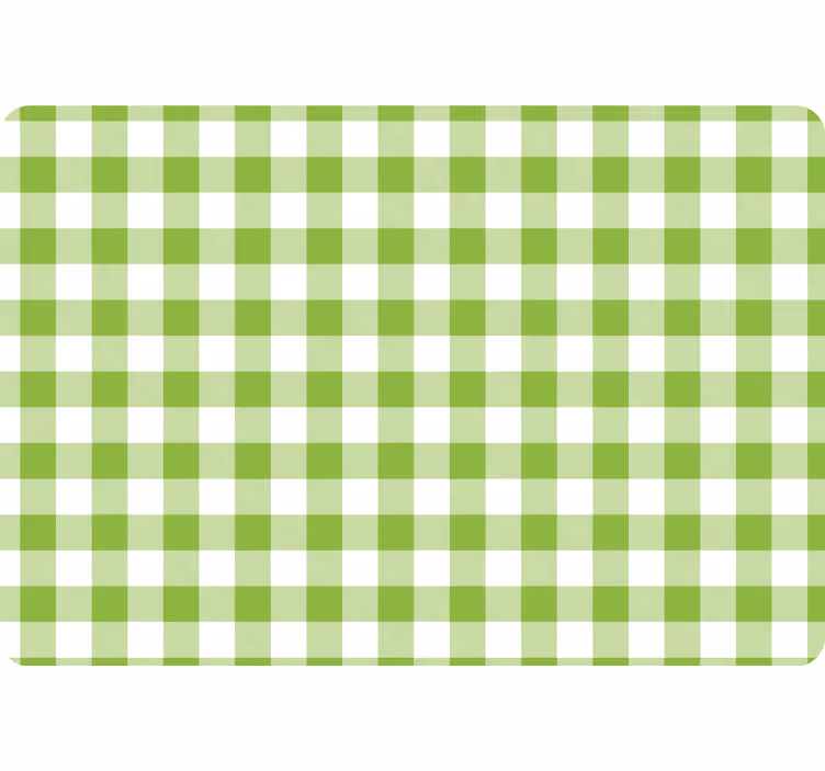 Papel de parede formas geométricas xadrez verde - TenStickers