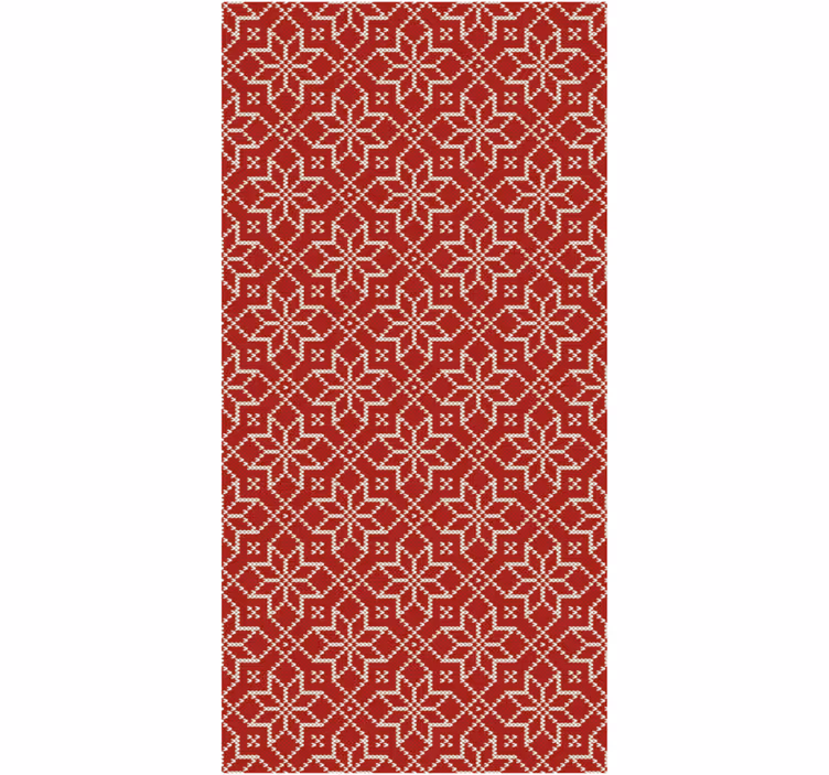Papel de parede natal suéter de floco de neve - TenStickers