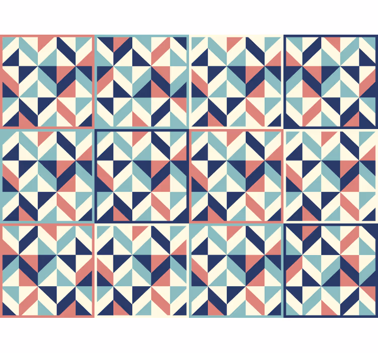 Papel de parede escritório com superfície geométrica - TenStickers