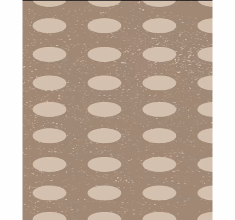 Papel de parede para sala de jantar padrão geométrico marrom - TenStickers