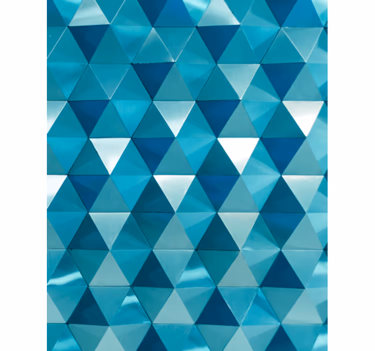 Papel de parede formas geométricas em padrão triangular - TenStickers