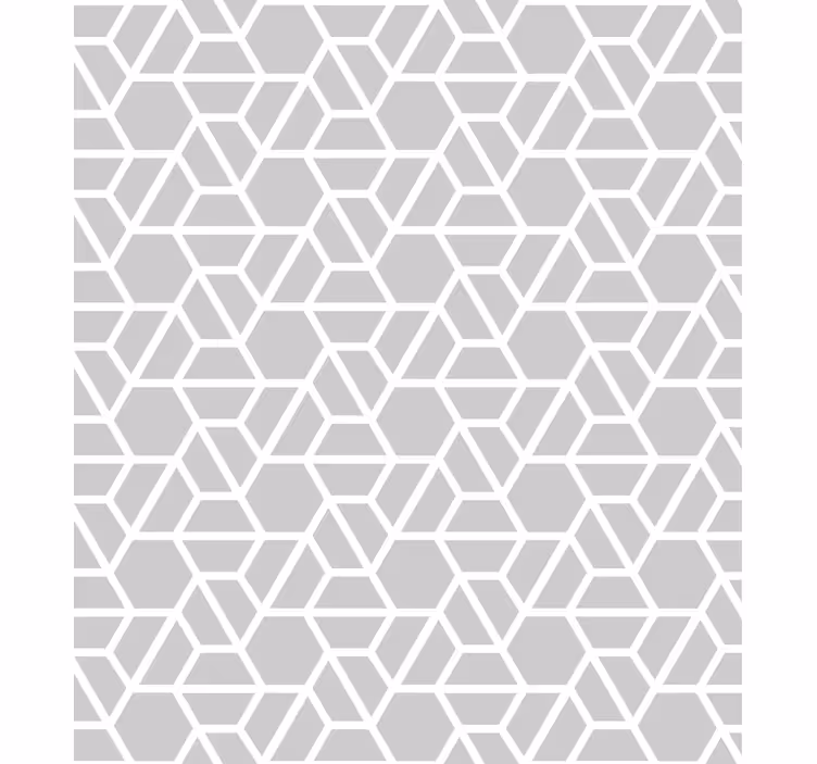 Papel de parede formas geométricas design em treliça - TenStickers