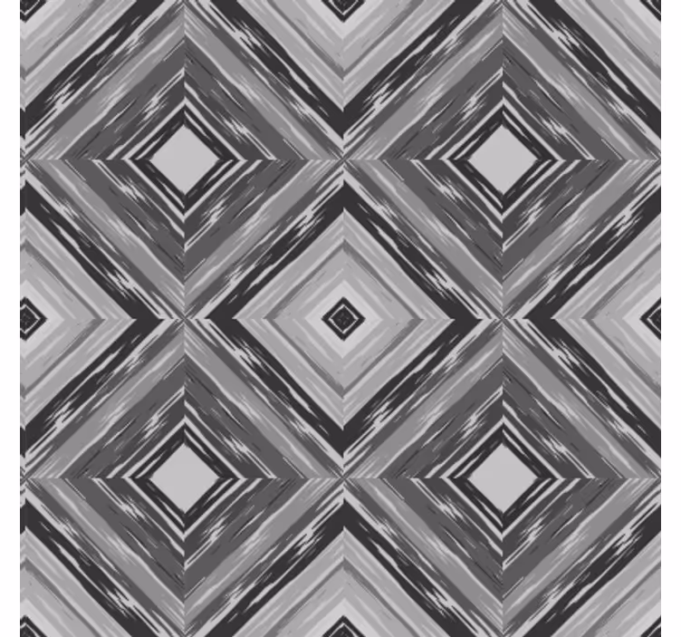 Papel de parede formas geométricas ilusão de diamante - TenStickers