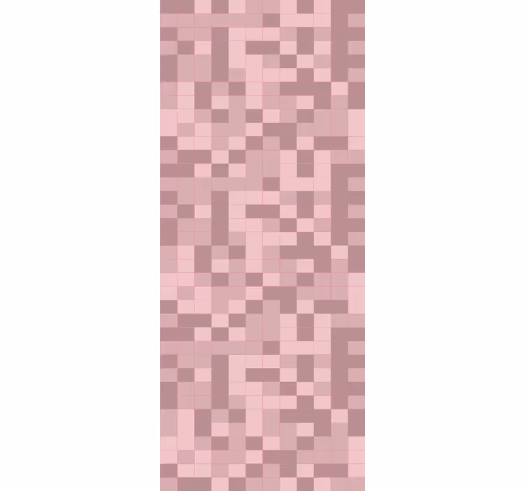 Papel de parede formas geométricas camuflagem pixelada - TenStickers