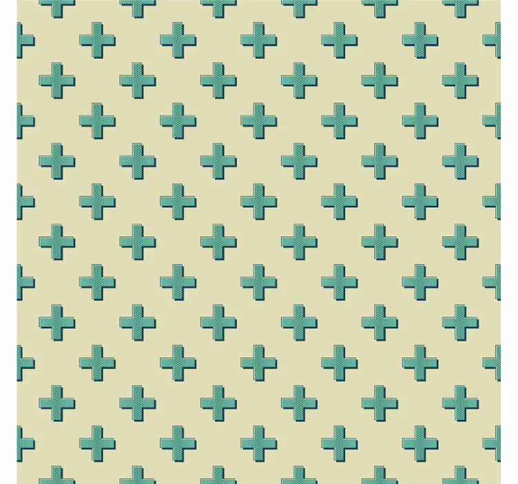 Papel de parede formas geométricas mint formas plus - TenStickers