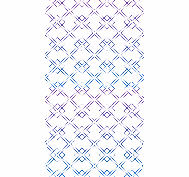 Papel de parede formas geométricas losangos e linhas - TenStickers
