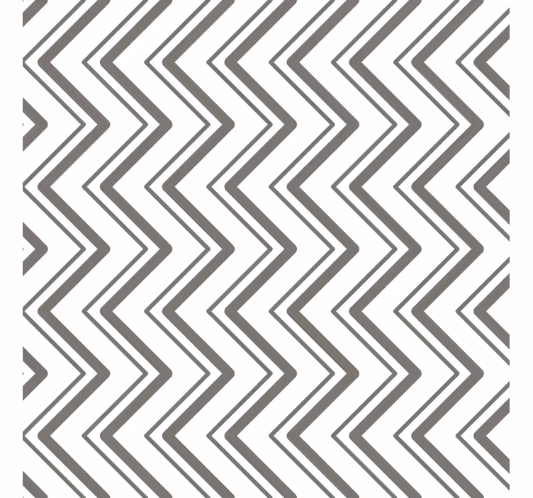 Papel de parede formas geométricas estilo chevron - TenStickers