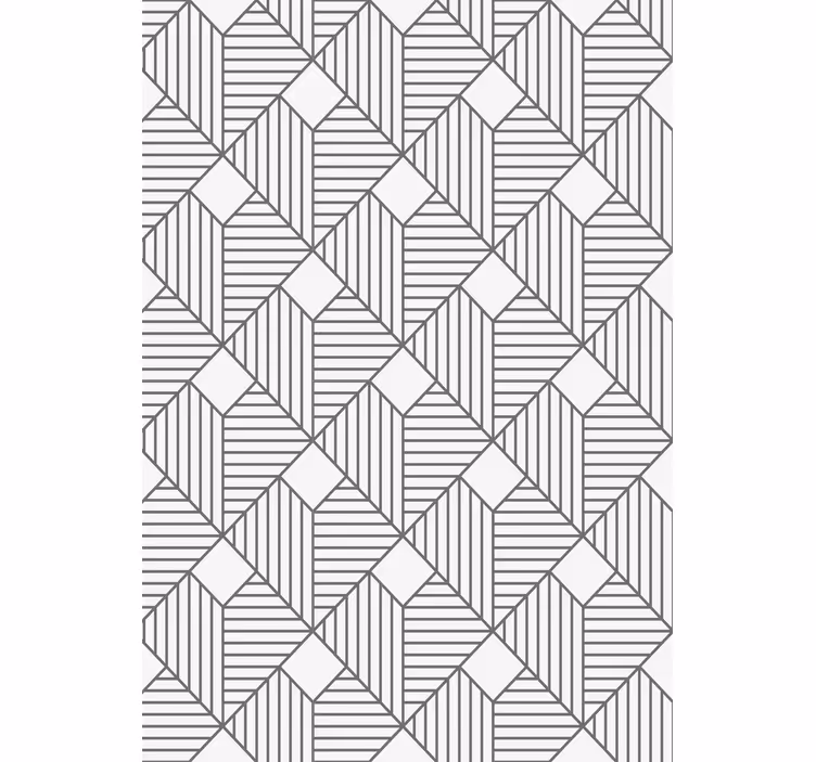 Papel de parede formas geométricas estilo cinza - TenStickers
