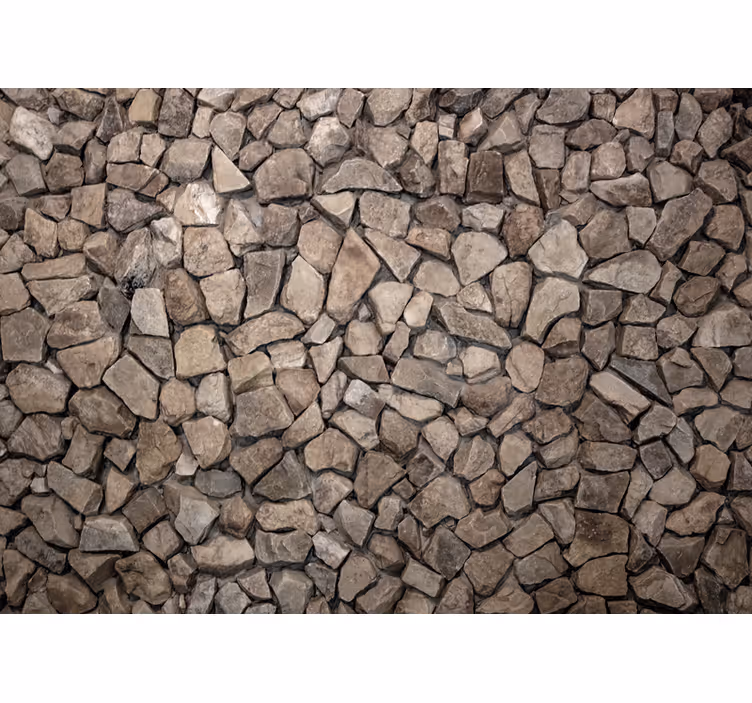 Papel de parede pedra caminho de paralelepípedos - TenStickers