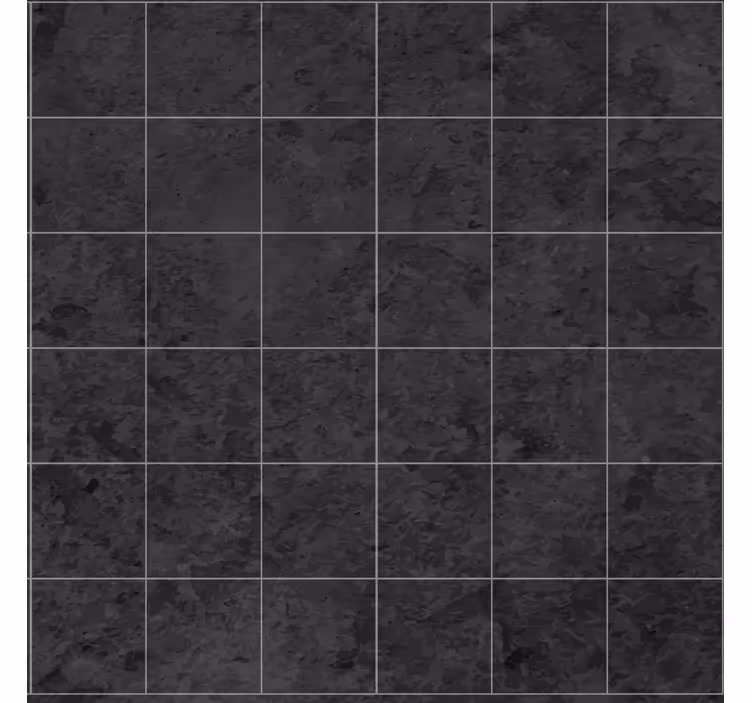Papel de parede pedra quadrados pretos elegantes - TenStickers