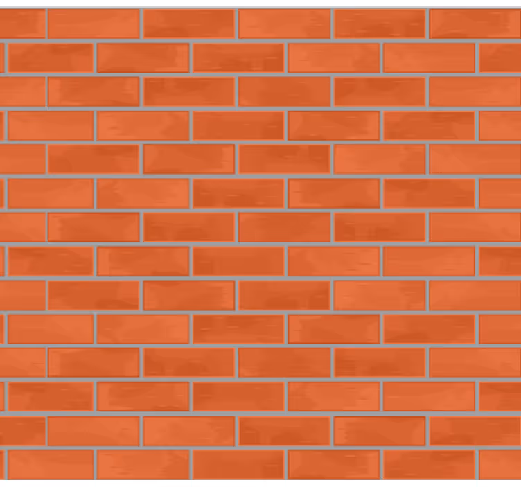 Papel de parede pedra padrão tijolo vermelho - TenStickers