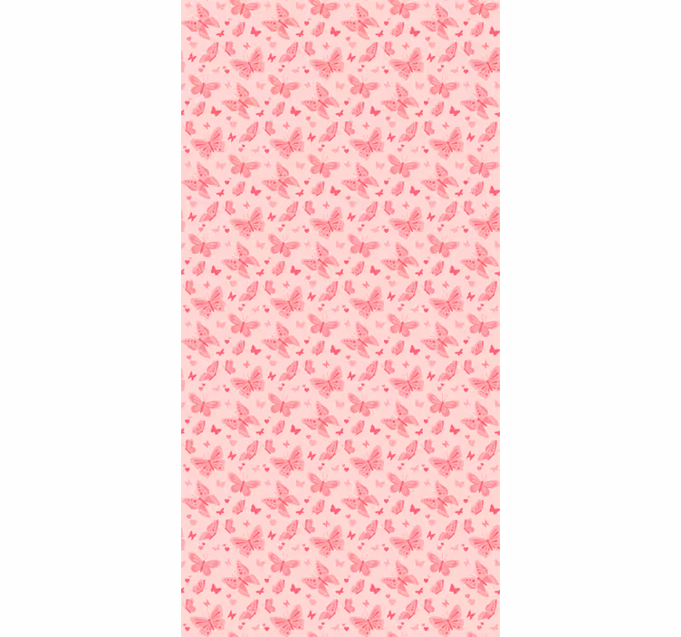 Papel de parede infantil rosa - TenStickers