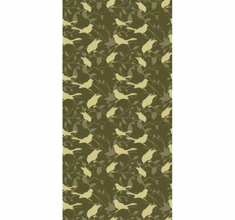 Papel de parede infantil estilo vitoriano verde - TenStickers