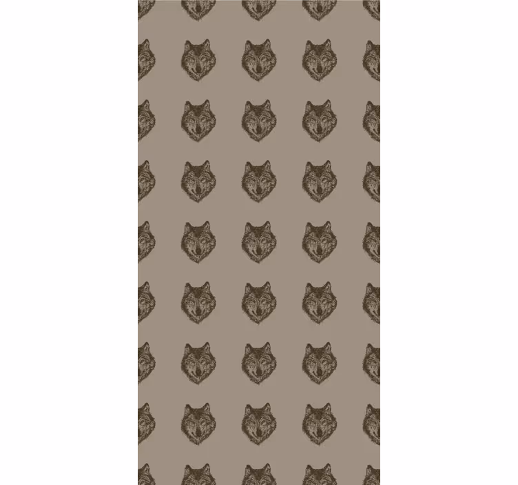 Papel de parede infantil lobo europeu - TenStickers