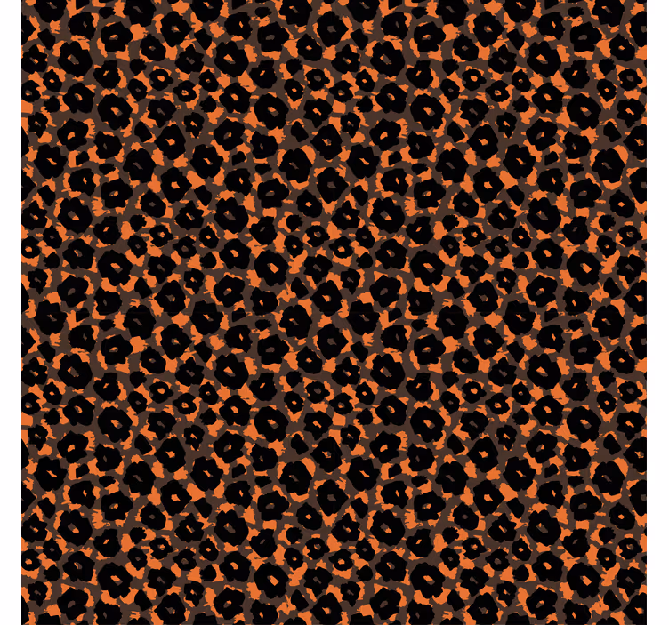 Papel de parede infantil com estampa de leopardo - TenStickers