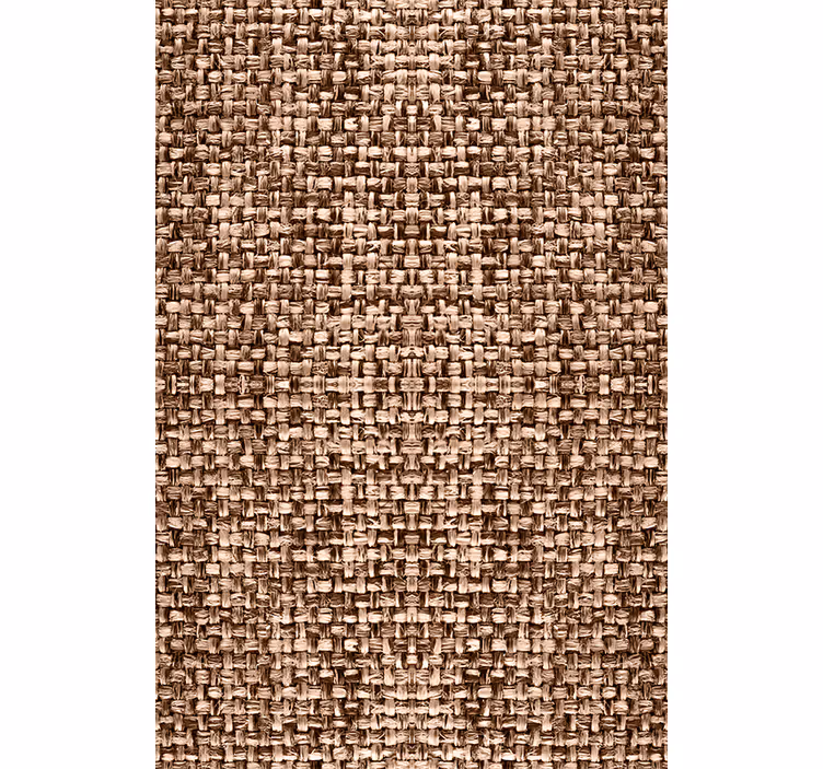 Papel de parede para sala trama de fibra natural - TenStickers