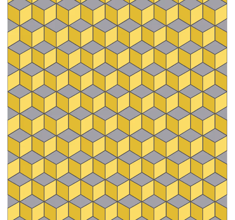 Papel de parede formas geométricas quadrados pantone - TenStickers