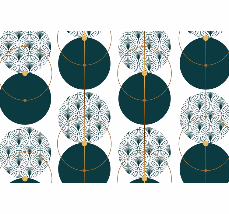 Papel de parede formas geométricas estilo glamour - TenStickers