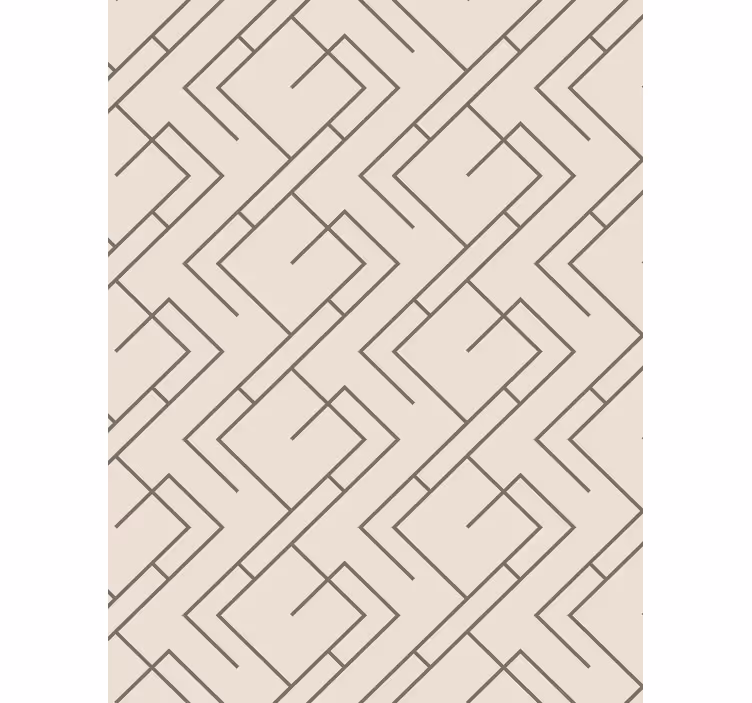 Papel de parede formas geométricas padrão linear estiloso - TenStickers