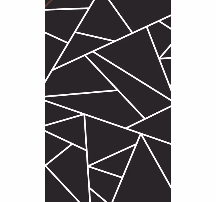 Papel de parede formas geométricas arranjo angular abstrato - TenStickers