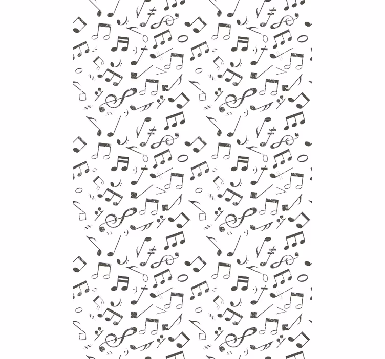 Papel de parede escritório notas musicais - TenStickers