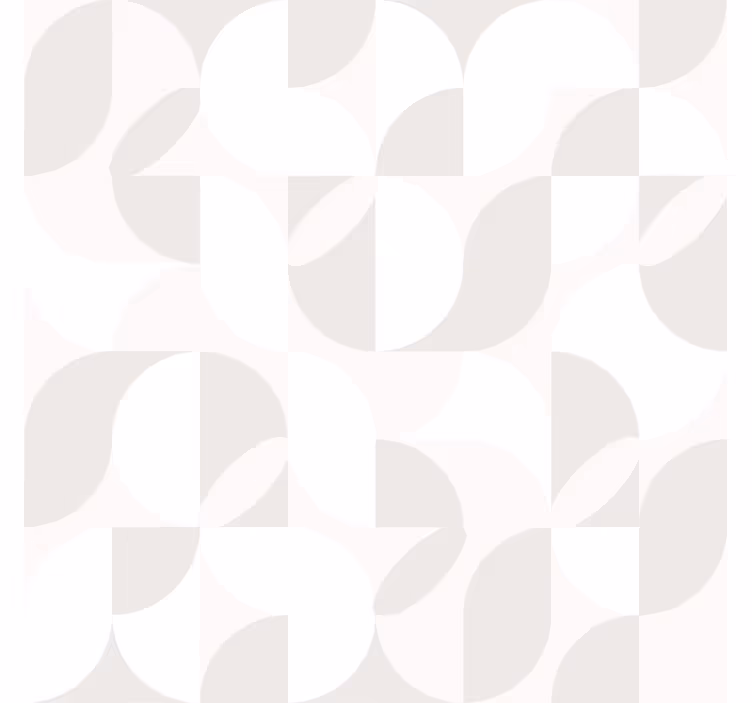 Papel de parede moderno em tons brancos retrô - TenStickers