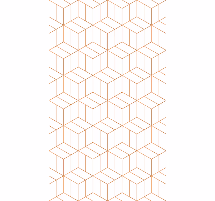 Papel de parede moderno octógonos diferentes - TenStickers