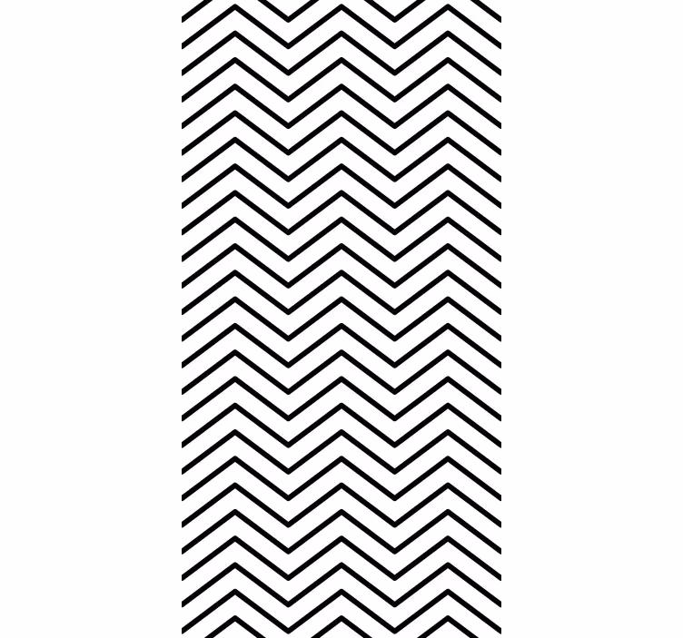 Papel de parede moderno com design em padrão chevron - TenStickers