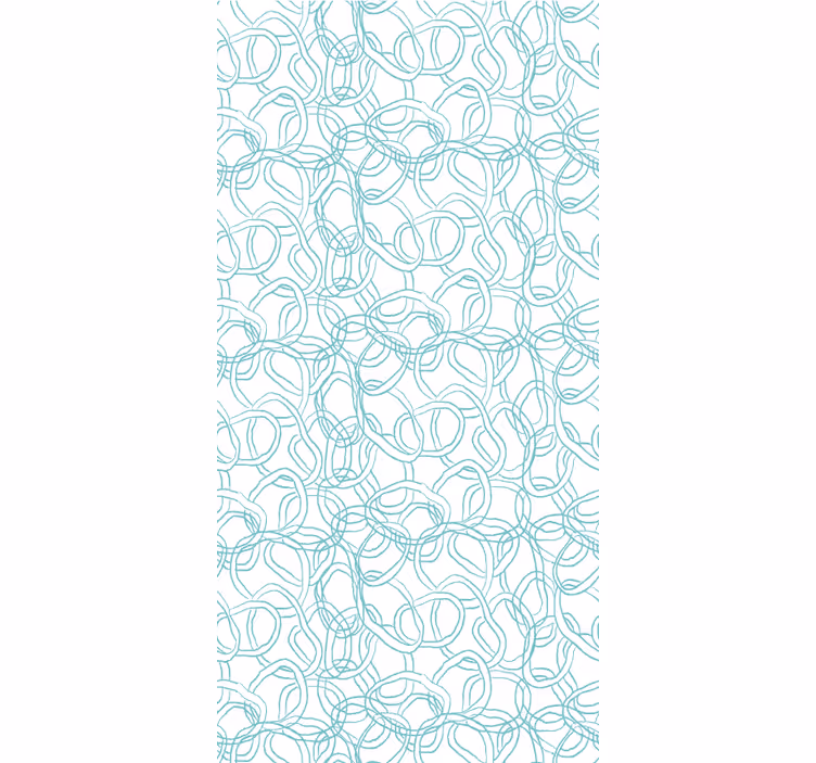 Papel de parede moderno abstracto circular moderno - TenStickers
