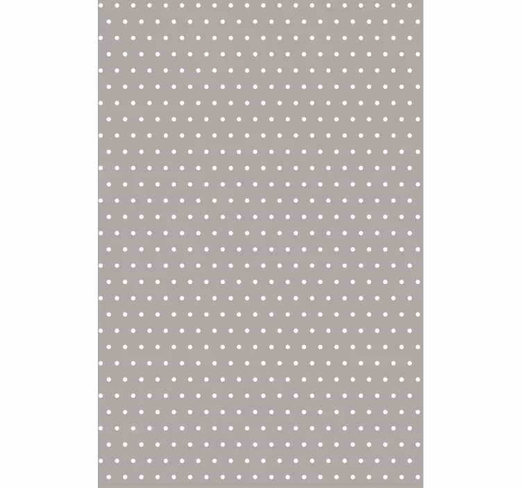Papel de parede moderno padrão cinza com bolinhas - TenStickers