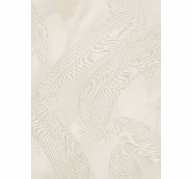 Papel de parede para sala pluma relevada - TenStickers