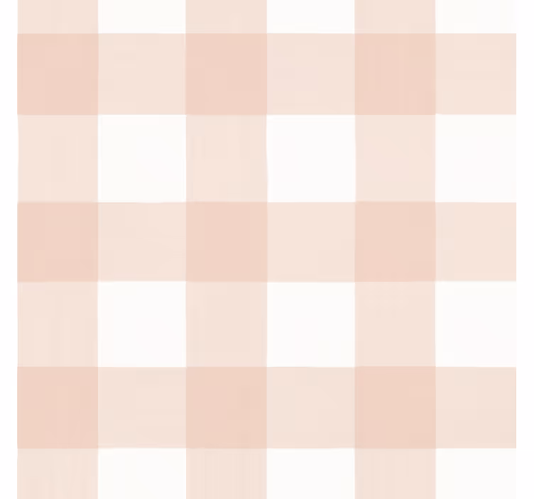 Papel de parede infantil xadrez rosa - TenStickers