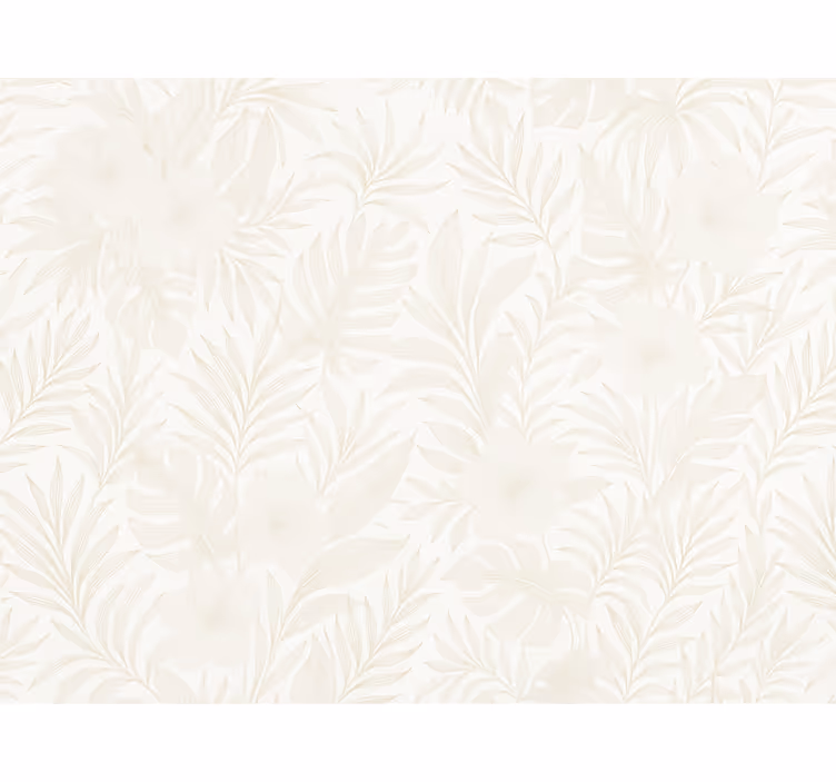 Papel de parede quarto de casal tropical neutro - TenStickers
